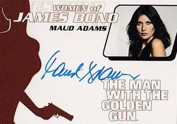 2006 Rittenhouse James Bond Dangerous Liaisons - Women of James Bond Autographs #WA26 Maud Adams Front