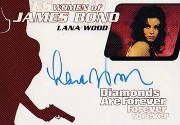 2006 Rittenhouse James Bond Dangerous Liaisons - Women of James Bond Autographs #WA28 Lana Wood Front