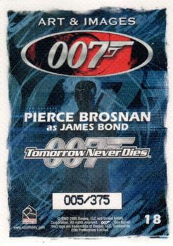 2006 Rittenhouse James Bond Dangerous Liaisons - Art and Images of 007 #20 James Bond / Pierce Brosnan Back