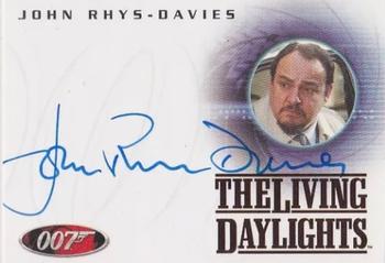 2007 Rittenhouse The Complete James Bond 007 - 40th Anniversary Autographs #A80 John Rhys-Davies Front