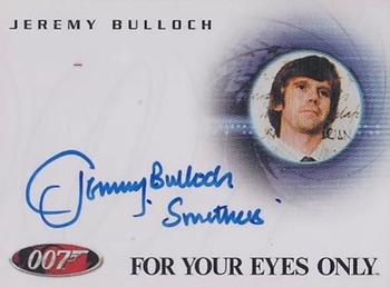 2007 Rittenhouse The Complete James Bond 007 - 40th Anniversary Autographs #A90 Jeremy Bulloch Front