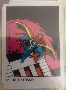 1980 Terrabusi Marvel Comics Superhero (Spain) #51 Dr. Extraño Front