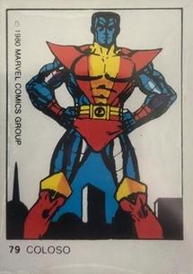 1980 Terrabusi Marvel Comics Superhero (Spain) #79 Coloso Front