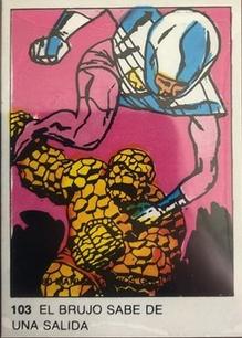 1980 Terrabusi Marvel Comics Superhero (Spain) #103 El Brujo Sabe de Una Salida Front