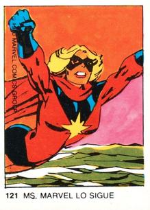 1980 Terrabusi Marvel Comics Superhero (Spain) #121 Ms. Mavel Lo Sigue Front
