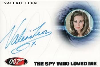 2011 Rittenhouse James Bond Mission Logs - 40th Anniversary Autographs #A191 Valerie Leon Front