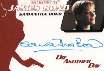 2011 Rittenhouse James Bond Mission Logs - Women of James Bond Autographs #WA38 Samantha Bond Front