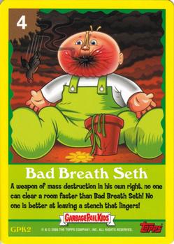 2005 Topps Garbage Pail Kids All-New Series 4 - Game Cards #GPK2 Bad Breath Seth Front