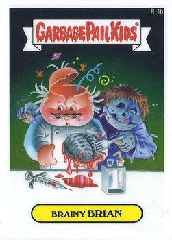 2014 Topps Garbage Pail Kids Chrome 1985 Original Series 2 - Returning Characters #R11b Brainy Brian Front