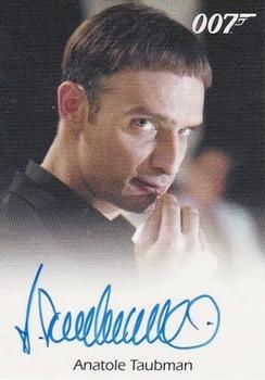2012 Rittenhouse James Bond 50th Anniversary Series 2 - Full Bleed Autographs #NNO Anatole Taubman Front