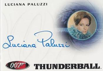 2012 Rittenhouse James Bond 50th Anniversary Series 2 - 40th Anniversary Autographs #A166 Luciana Paluzzi / Fiona Volpe Front