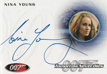 2012 Rittenhouse James Bond 50th Anniversary Series 2 - 40th Anniversary Autographs #A172 Nina Young Front