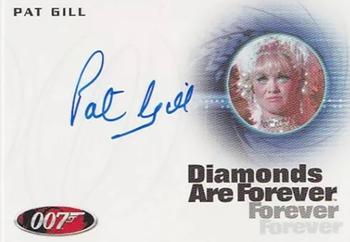 2012 Rittenhouse James Bond 50th Anniversary Series 2 - 40th Anniversary Autographs #A214 Pat Gill Front