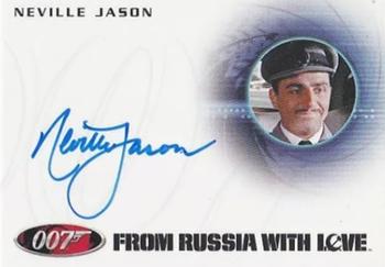 2012 Rittenhouse James Bond 50th Anniversary Series 2 - 40th Anniversary Autographs #A221 Neville Jason Front