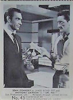 1964 Somportex James Bond 007 #43 Sean Connery / Anthony Dawson Front