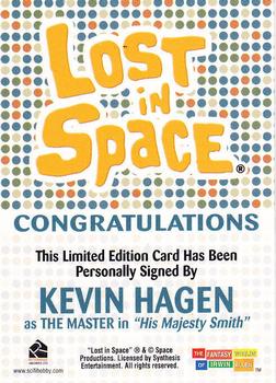 2005 Rittenhouse The Complete Lost in Space - Limited Edition Signatures Guest Cast #NNO Kevin Hagen Back