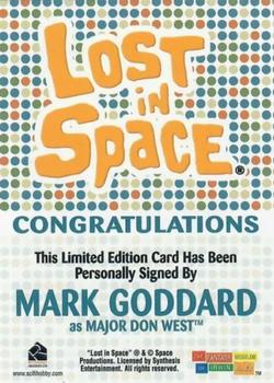 2005 Rittenhouse The Complete Lost in Space - Limited Edition Signatures Starring Cast #NNO Mark Goddard Back