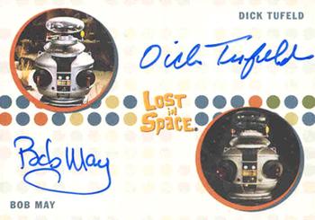 2005 Rittenhouse The Complete Lost in Space - Limited Edition Signatures Dual #NNO Bob May / Dick Tufeld Front