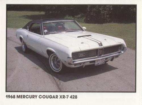 1989 Muscle Cars #8 1968 Mercury Cougar XR-7 428 Front
