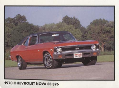 1989 Muscle Cars #23 1970 Chevrolet Nova SS 396 Front