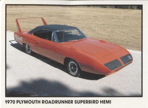 1989 Muscle Cars #24 1970 Plymouth Roadrunner Superbird HEMI Front