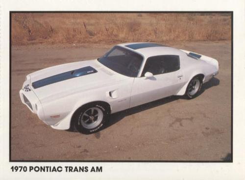 1989 Muscle Cars #26 1970 Pontiac Trans AM Front