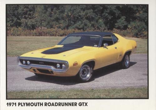 1989 Muscle Cars #28 1971 Plymouth Roadrunner GTX Front
