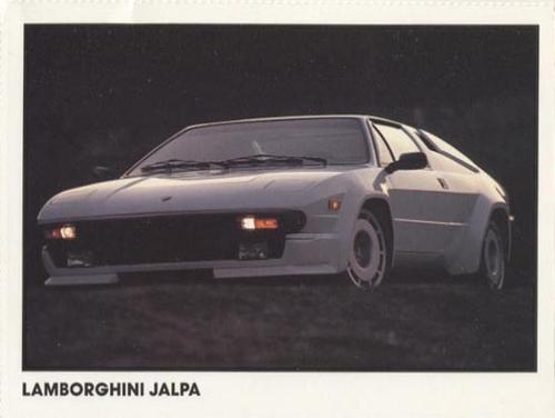 1989 Checkerboard Press Sports Car #22 Lamborghini Jalpa Front