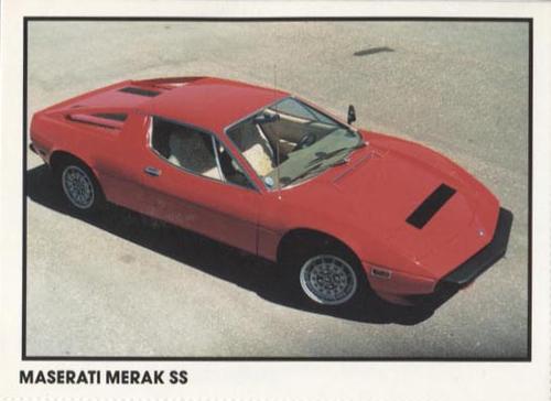 1989 Checkerboard Press Sports Car #26 Maserati Merak SS Front