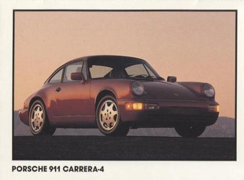 1989 Checkerboard Press Sports Car #28 Porsche 911 Carrera-4 Front