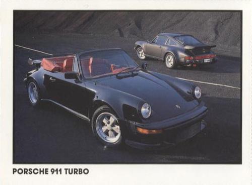 1989 Checkerboard Press Sports Car #29 Porsche 911 Turbo Front