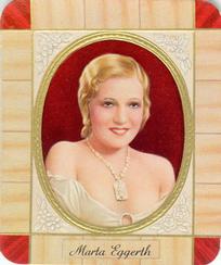 1934 Kurmark Moderne Schonheitsgalarie Series 1 (Garbaty) #8 Marta Eggerth Front