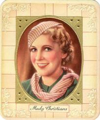 1934 Kurmark Moderne Schonheitsgalarie Series 1 (Garbaty) #137 Mady Christians Front
