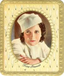 1934 Kurmark Moderne Schonheitsgalarie Series 1 (Garbaty) #173 Kay Francis Front