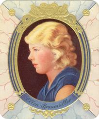 1934 Kurmark Moderne Schonheitsgalarie Series 1 (Garbaty) #210 Ellen Braumuller Front