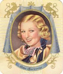 1934 Kurmark Moderne Schonheitsgalarie Series 1 (Garbaty) #260 Rosy Barsony Front