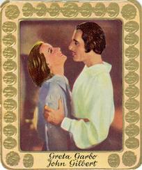 1934 Kurmark Moderne Schonheitsgalarie Series 2 (Garbaty) #47 Greta Garbo / John Gilbert Front