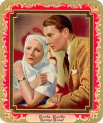 1934 Kurmark Moderne Schonheitsgalarie Series 2 (Garbaty) #51 Greta Garbo / George Brent Front