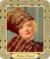 1934 Kurmark Moderne Schonheitsgalarie Series 2 (Garbaty) #58 Marlene Dietrich Front