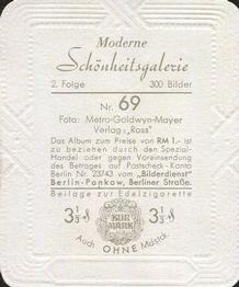 1934 Kurmark Moderne Schonheitsgalarie Series 2 (Garbaty) #69 Joan Crawford Back