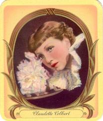 1934 Kurmark Moderne Schonheitsgalarie Series 2 (Garbaty) #218 Claudette Colbert Front