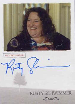 2004 Rittenhouse Six Feet Under Seasons 1 & 2 - Autographs #NNO Rusty Schwimmer Front