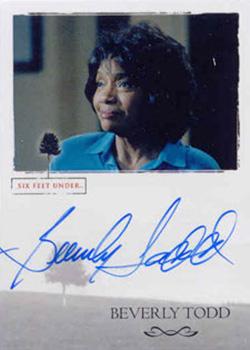 2004 Rittenhouse Six Feet Under Seasons 1 & 2 - Autographs #NNO Beverly Todd Front