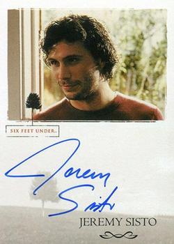 2004 Rittenhouse Six Feet Under Seasons 1 & 2 - Autographs #NNO Jeremy Sisto Front