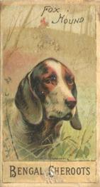 1888 Ellis, H. & Co. Breeds of Dogs - Bengal Cheroots #NNO Fox Hound Front