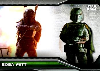 2021 Topps Star Wars Bounty Hunters #B1-13 Boba Fett Front