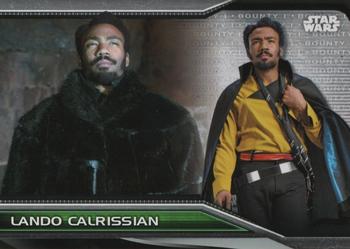 2021 Topps Star Wars Bounty Hunters #B1-23 Lando Calrissian Front