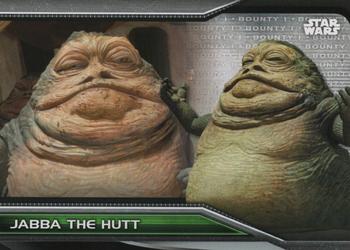 2021 Topps Star Wars Bounty Hunters #B1-25 Jabba the Hutt Front