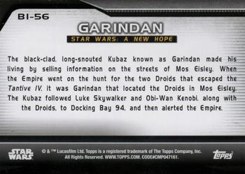 2021 Topps Star Wars Bounty Hunters #B1-56 Garindan Back