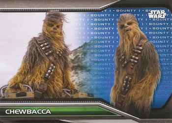 2021 Topps Star Wars Bounty Hunters #B1-75 Chewbacca Front